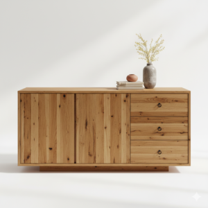 Artisan Hand-Reclaimed Oak Sideboard